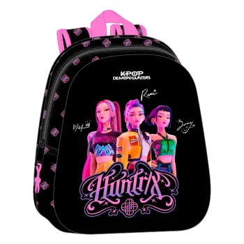 KPop Demon Hunters Negra 3D backpack 33cm