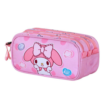 Hello Kitty My Melody Κασετίνα με 3 Θήκες