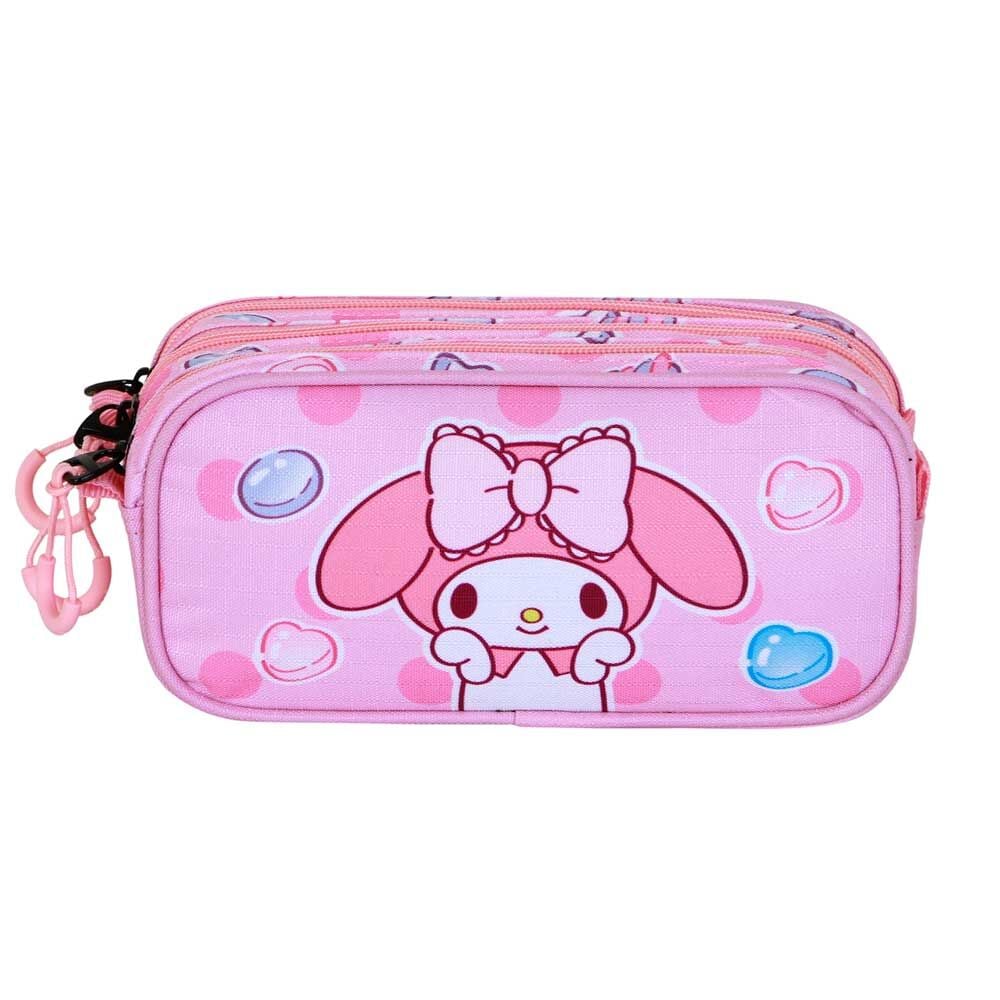 Hello Kitty My Melody Κασετίνα με 3 Θήκες