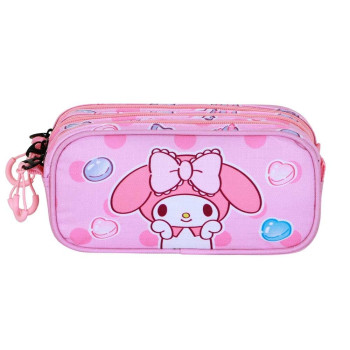Hello Kitty My Melody Κασετίνα με 3 Θήκες