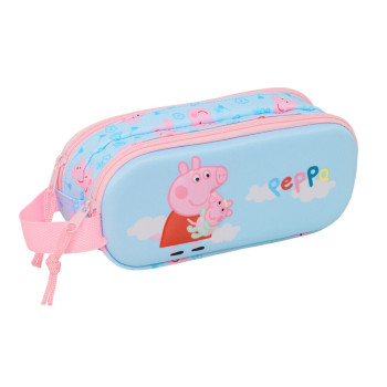Peppa Pig 3D Διπλή Κασετίνα