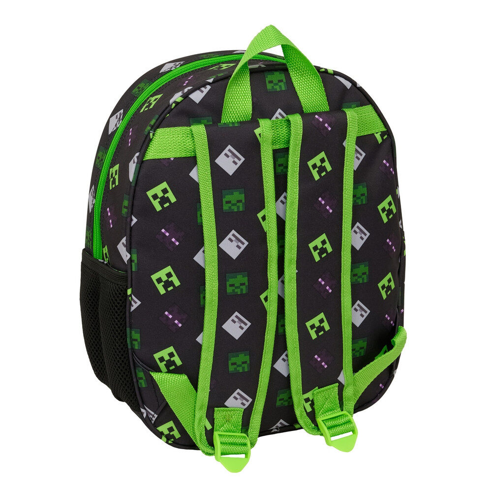 Minecraft 3D backpack Νηπίου 33cm