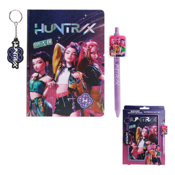 KPop Demon Hunters Σετ Σημειωματάριο με στυλό και μπρελόκ