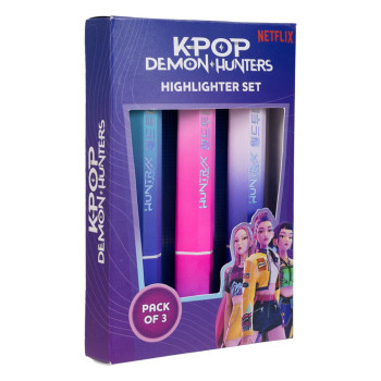 KPop Demon Hunters set of 3 highlighters