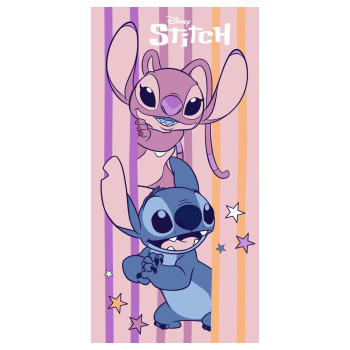 Disney Stitch & Angel microfibre beach towel (Fast Dry) 