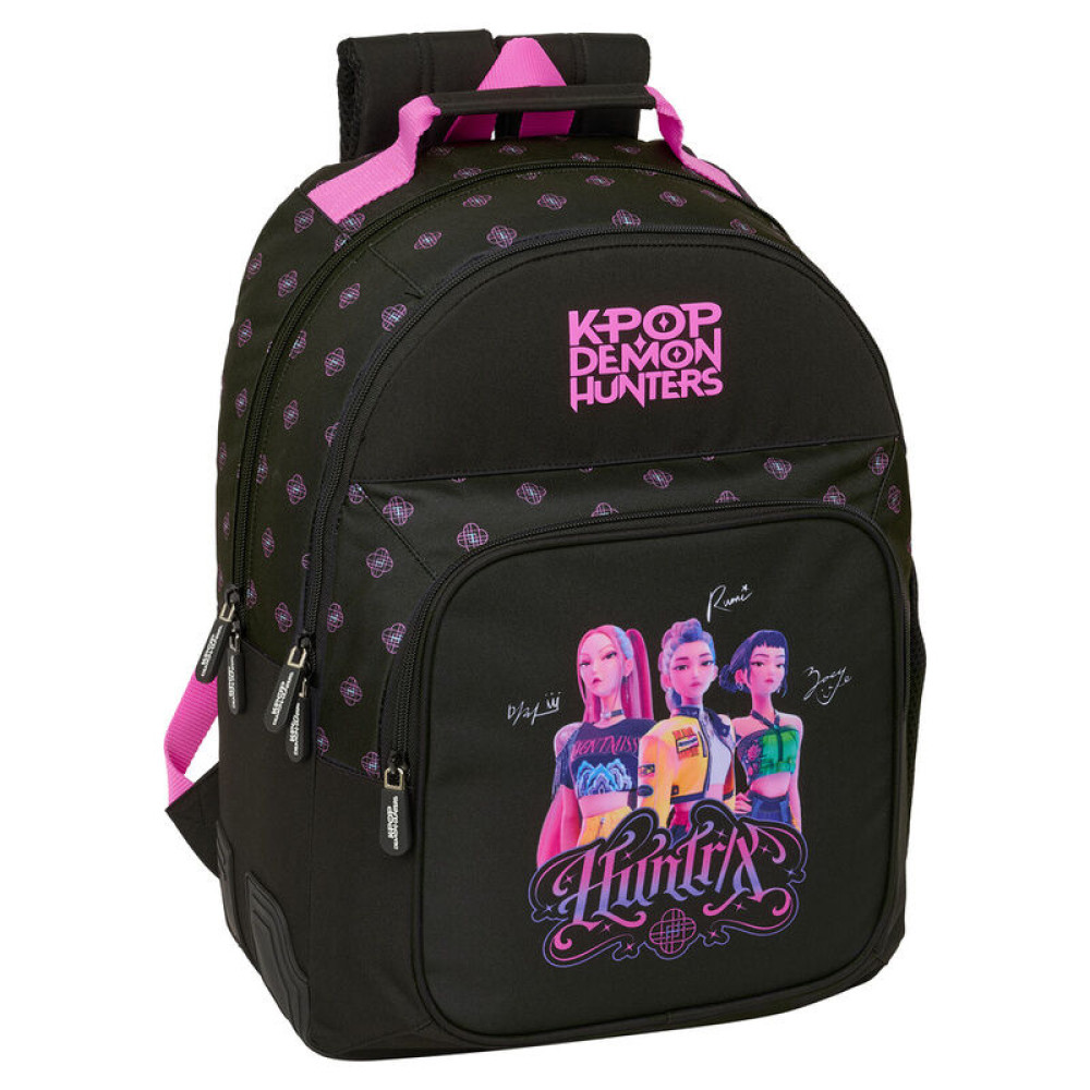 KPop Demon Hunters Negra double Σχολική Τσάντα Δημοτικού 42cm KPop Demon Hunters Negra double Σχολική Τσάντα Δημοτικού 42cm