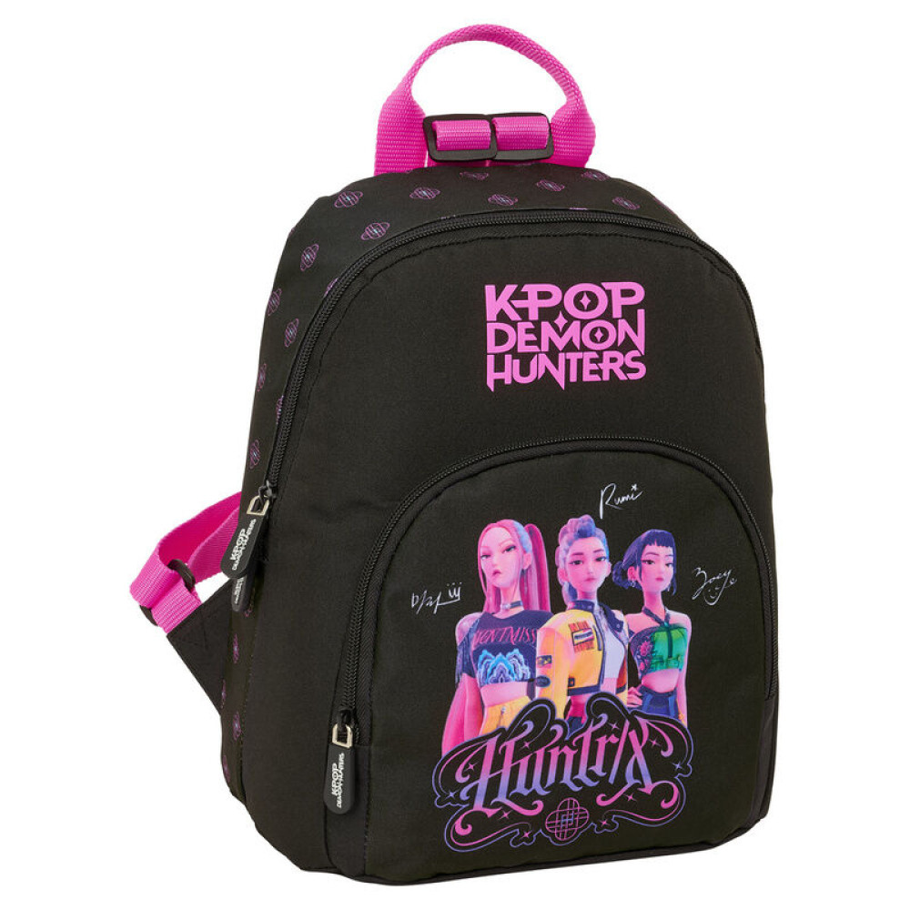 Kpop Demon Hunters Negra BackPack Βόλτας 30cm