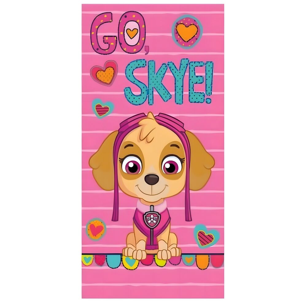 Paw Patrol beach towel microfibre 70x140cm