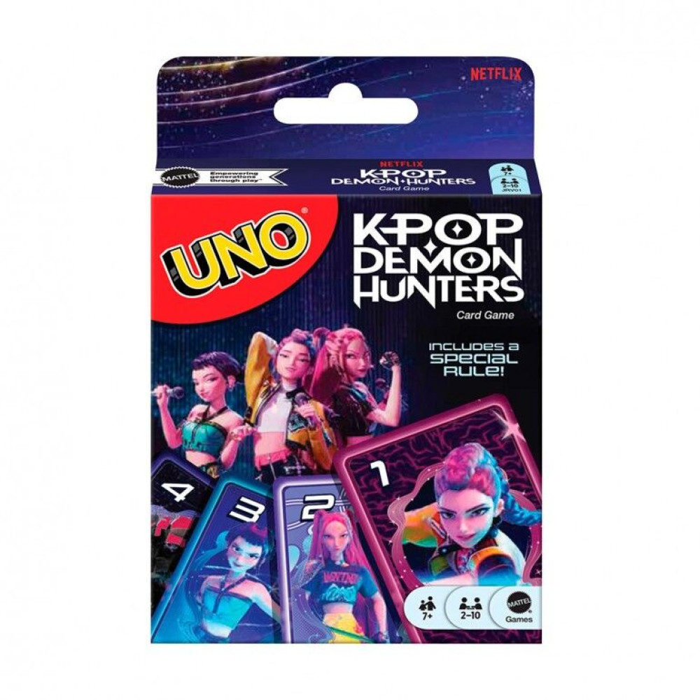 UNO K-Pop Demon Hunters card game