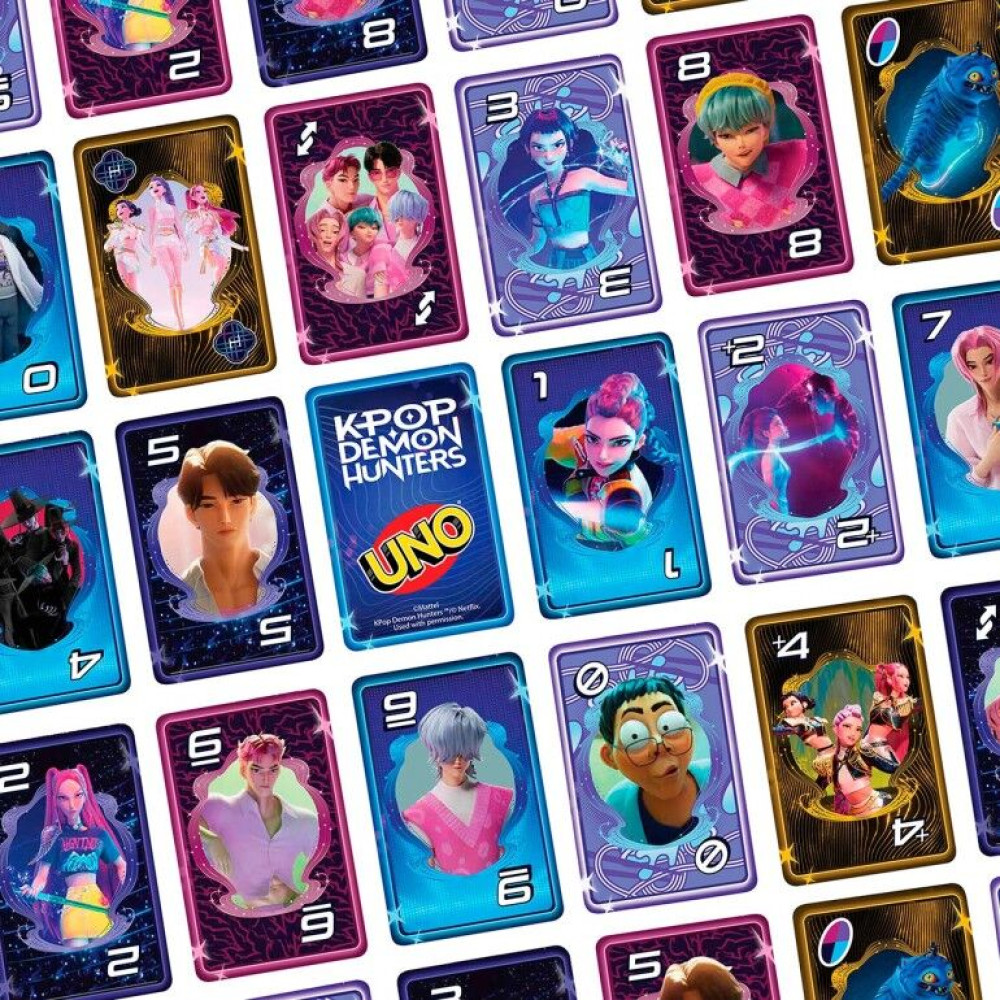 UNO K-Pop Demon Hunters card game