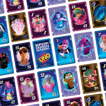 UNO K-Pop Demon Hunters card game
