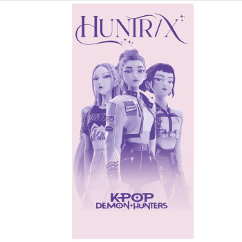 KPop Demon Hunters Huntrix Πετσέτα Παραλίας 70x140cm (Fast D