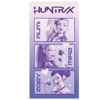 KPop Demon Hunters Huntrix Πετσέτα Παραλίας 70x140cm (Fast D KPop Demon Hunters Huntrix Πετσέτα Παραλίας 70x140cm (Fast D