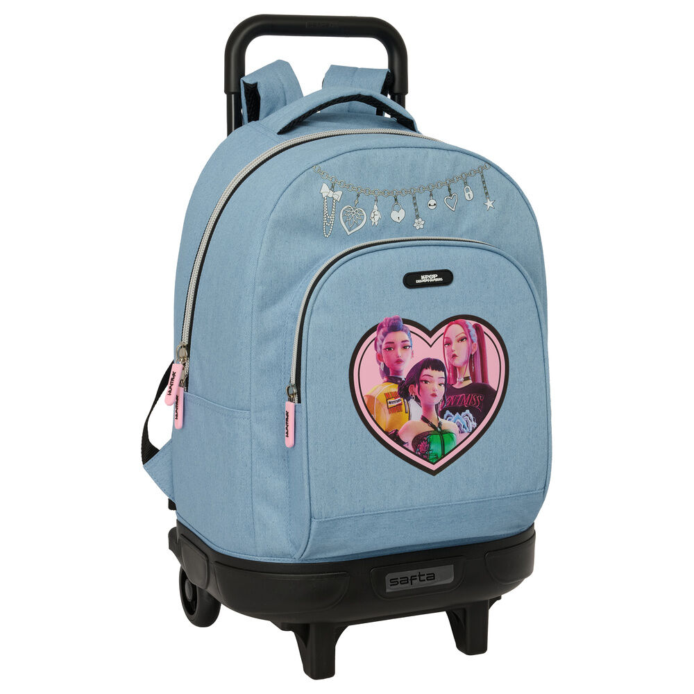 Demon Hunters Kpop Energy Compact trolley  Σχολική Τσάντα Δημοτικού 45cm