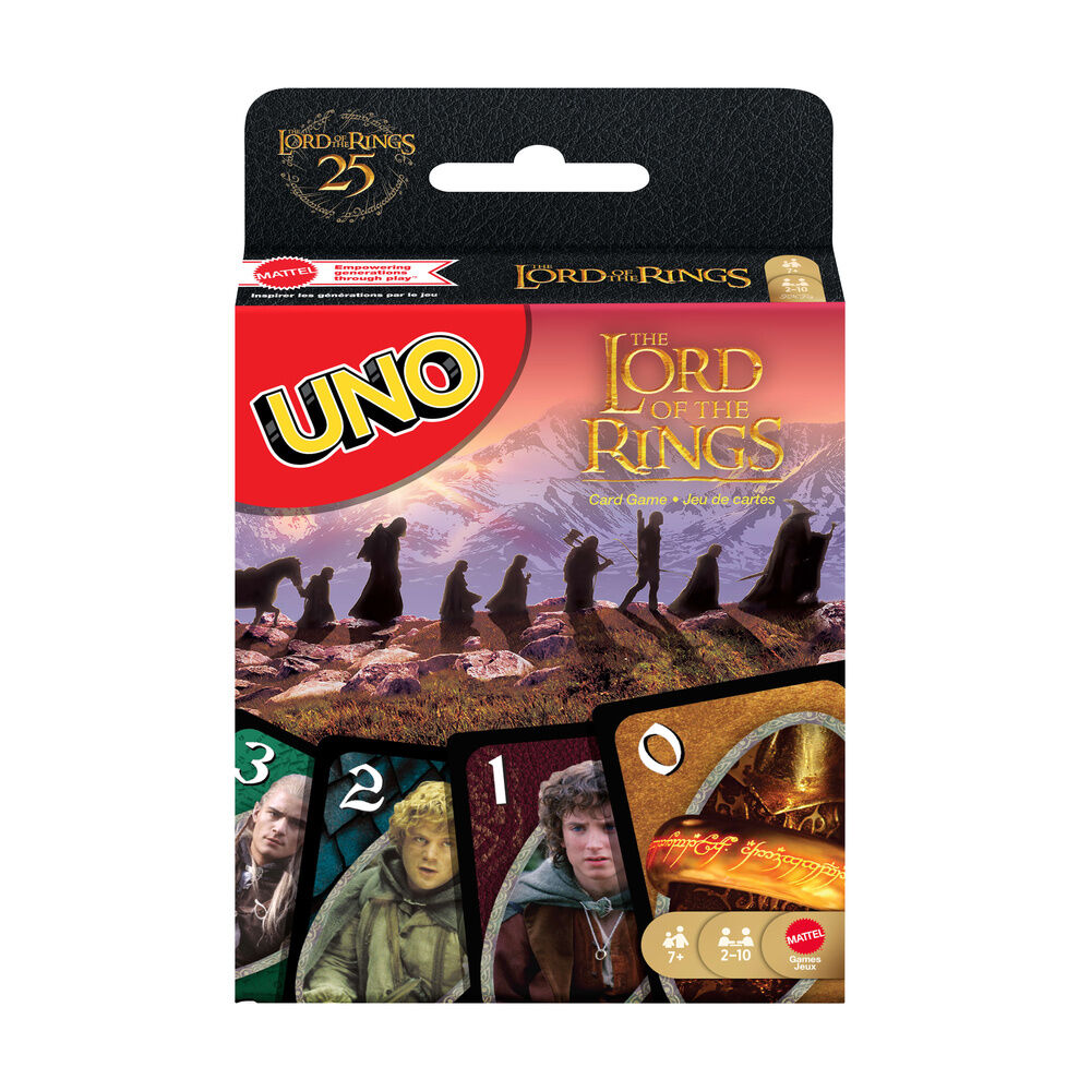 UNO Lord of the Rings card game UNO Lord of the Rings card game