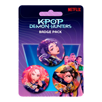 KPop Demon Hunters pack 3 badge Κονκάρδες