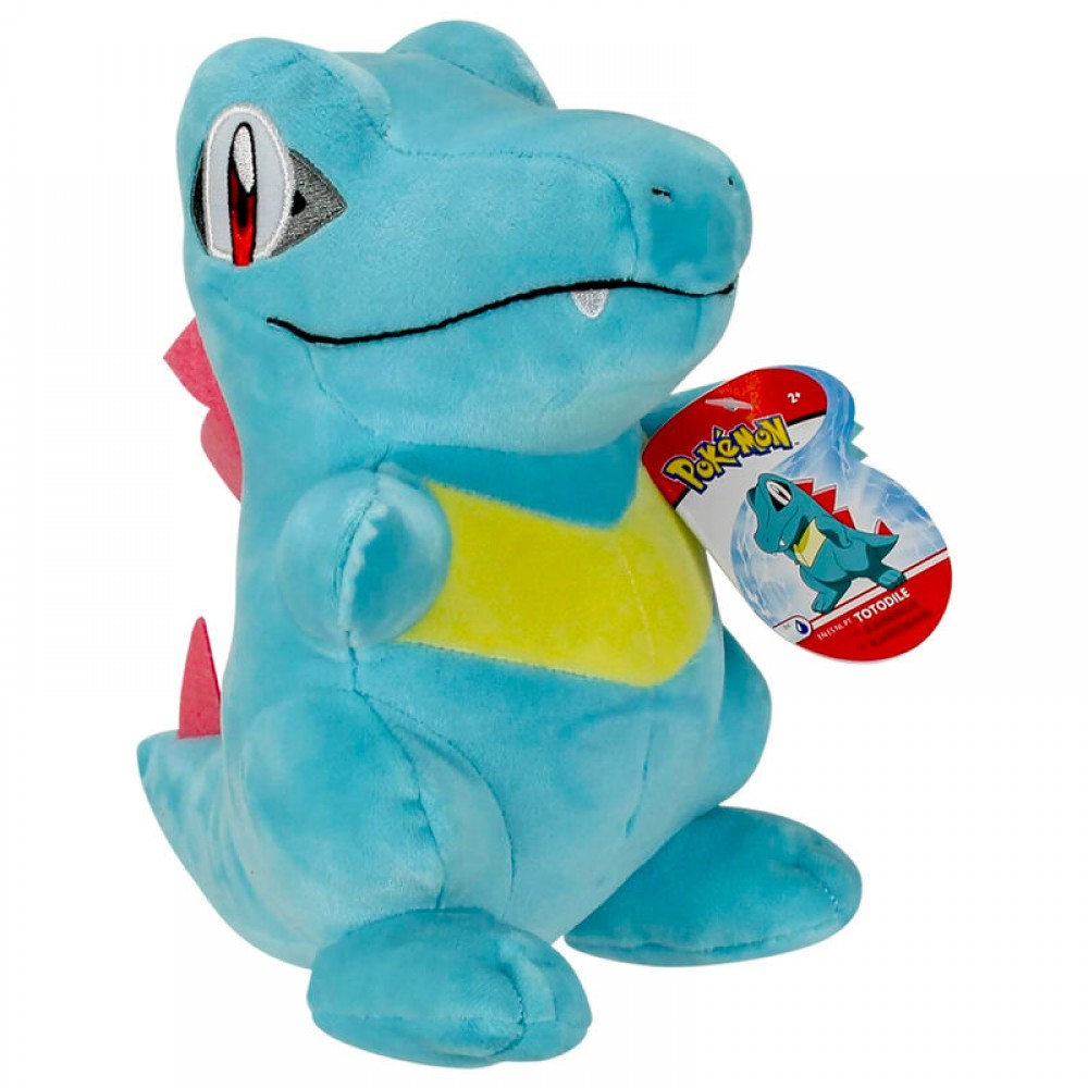 Pokemon Totodile Λούτρινο 20cm
