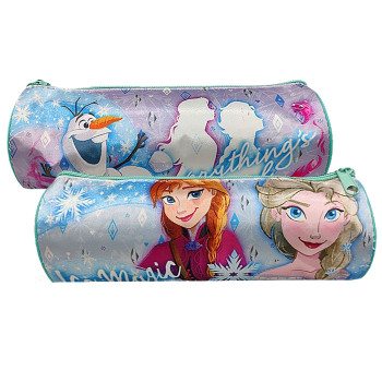 Disney Frozen Κασετίνα Βαρελάκι 23x8cm