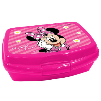 Disney Minnie Mouse Πλαστικό Δοχείο Φαγητού 600ml 16,5x12,5x