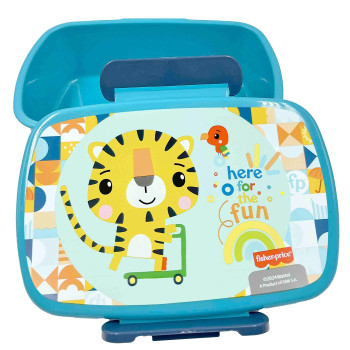 Fisher Price Tiger Πλαστικό Δοχείο Φαγητού 900ml 17,5x13x7cm