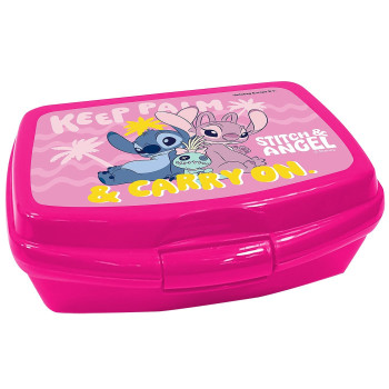Disney Lilo & Stitch Πλαστικό Δοχείο Φαγητού 600ml 16,5x