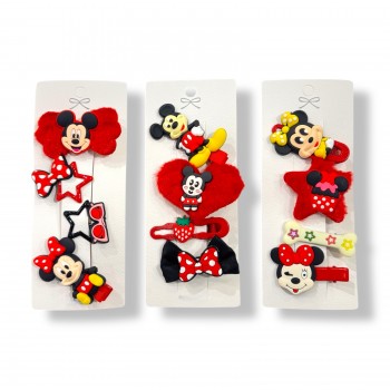 Mickey Mouse & Minnie Mouse Κοκαλάκια 4 τμχ (Τυχαία Επιλ