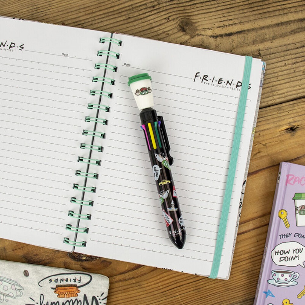 Friends Multi Colour Στυλό Coffee Cup Topper
