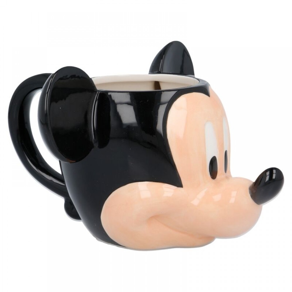 Disney Mickey Head Κούπα Κεραμική 3D 360ml
