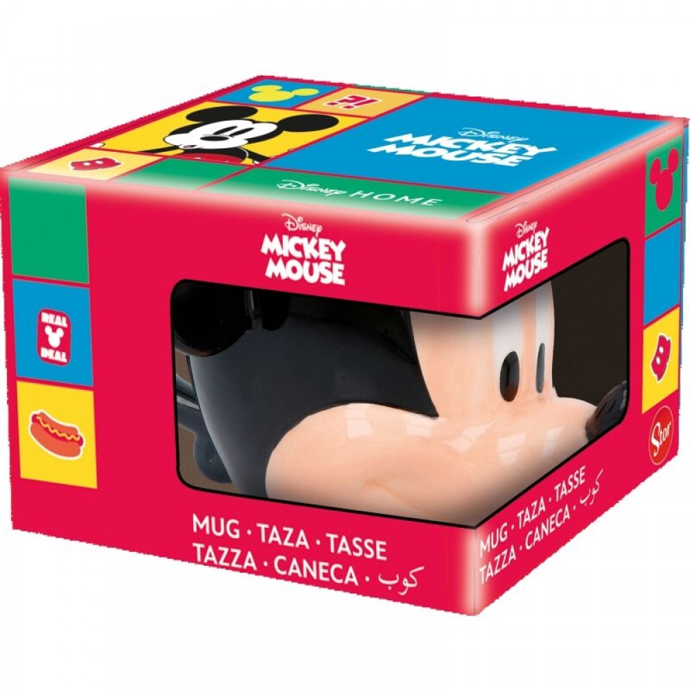 Disney Mickey Head Κούπα Κεραμική 3D 360ml