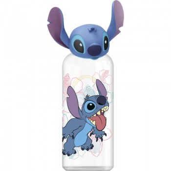 Disney Μπουκάλι με 3D Φιγούρα Stitch and palms 560 ml