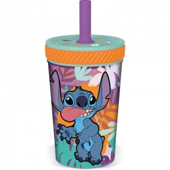 Drop Safe Tumbler with straw Aloha Stitch 370 ml