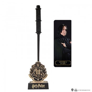 Harry Potter Ραβδί στυλό με stand και 3D σελιδοδείκτη Snape