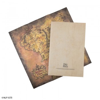 The Lords of the Rings Notebook Map of Middle Earth - A5
