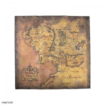 The Lords of the Rings Notebook Map of Middle Earth - A5