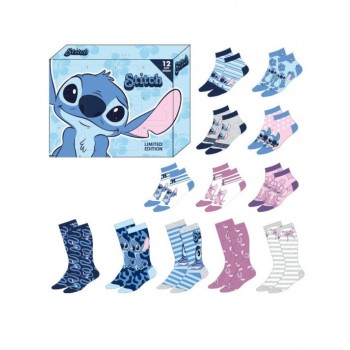 Disney Stitch Gift box 12 Ζευγάρια Κάλτσες 35/41