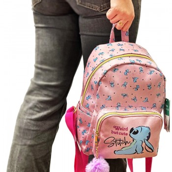 Weird but cute Stitch Mini Backpack 25 cm