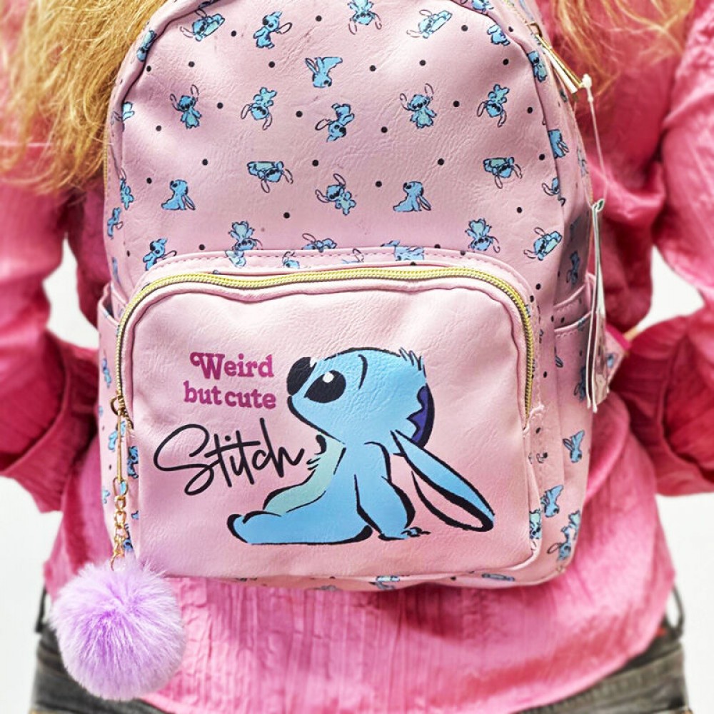 Weird but cute Stitch Mini Backpack 25 cm