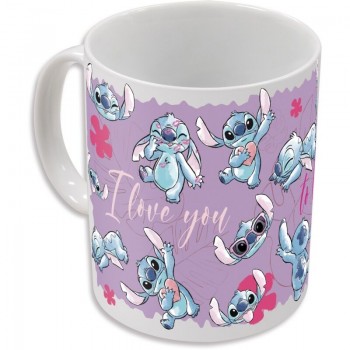 Κούπα Colour changing Stitch I love you 325 ml