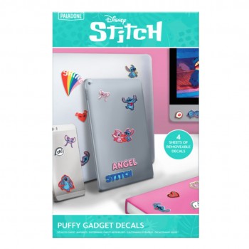 Stitch Puffy Gadget Decals 21 x 15 cm