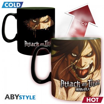 Attack on Titan Eren HeatChange Κούπα 460ml