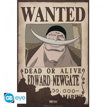 ONE PIECE Αφίσα-Poster Wanted Whitebeard  Chibi 52x35cm