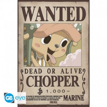 ONE PIECE Αφίσα-Poster Wanted Chopper (52 x 38cm)