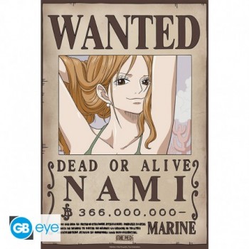 ONE PIECE Αφίσα-Poster Wanted Nami (52 x 38cm)