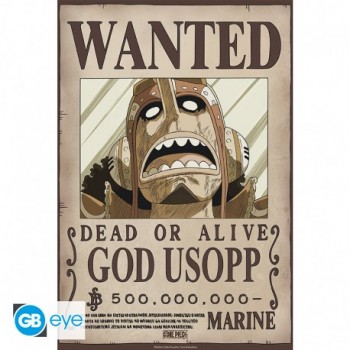 ONE PIECE Αφίσα-Poster Wanted Usopp (52 x 38cm)