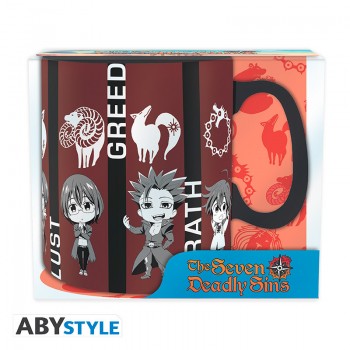 THE SEVEN DEADLY SINS Κούπα 460 ml - Chibi sins