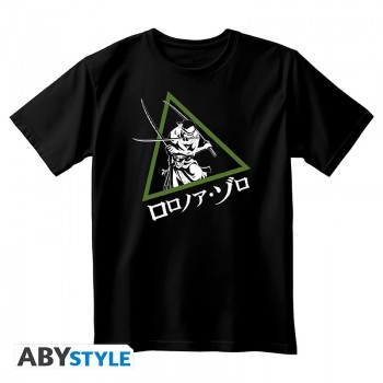 ONE PIECE - Unisex blackTshirt - Roronoa Zoro