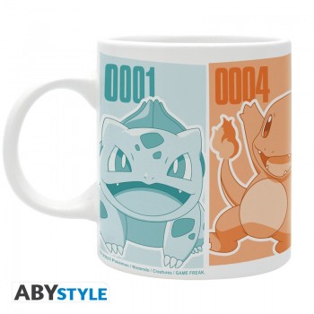 Pokemon Pikachu & Kanto Starters Mug 320 ml