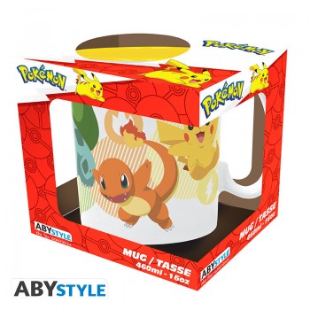 Κούπα Pokemon Pikachu and starters 460 ml