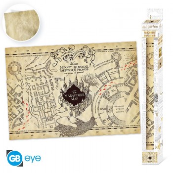 Harry Potter Parchment poster - Marauder's Map 66 x 46 cm