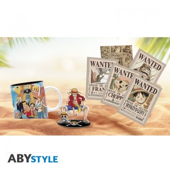 One Piece Σετ Δώρου με Κούπα 320ml + Acryl® + Postcards "Luffy"